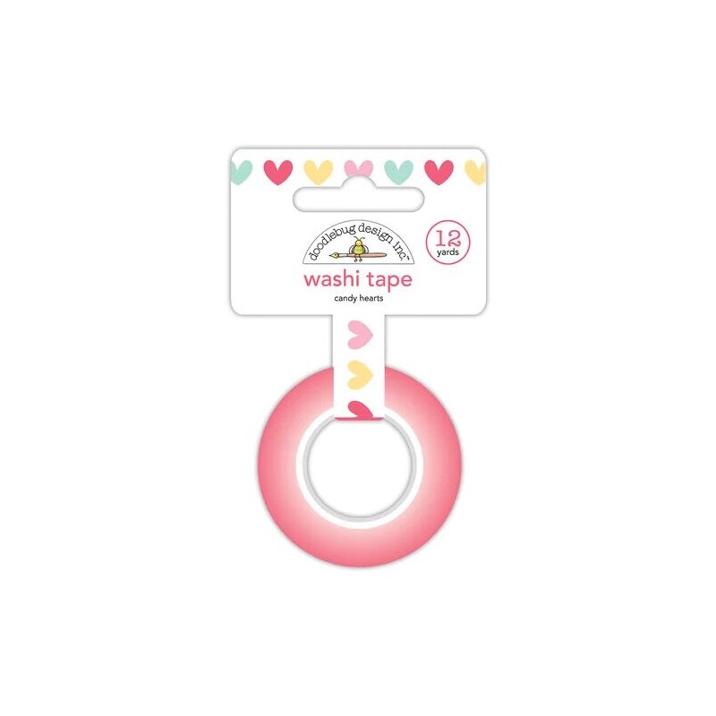 Cinta Decorativa Washi Tape Candy Hearts Doodlebug | 7087