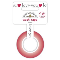 Cinta Decorativa Washi Tape I Love You Doodlebug | 6571