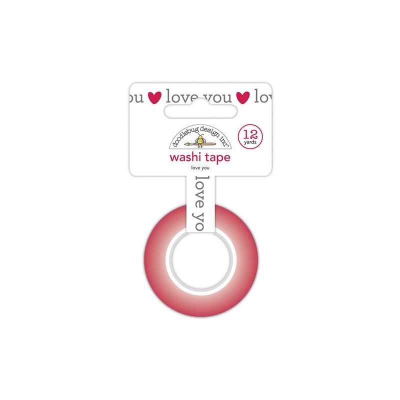 Cinta Decorativa Washi Tape I Love You Doodlebug | 6571