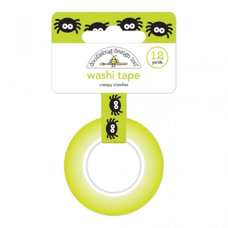 Cinta Decorativa Washi Tape Creepy Crawlies Doodlebug | 6141