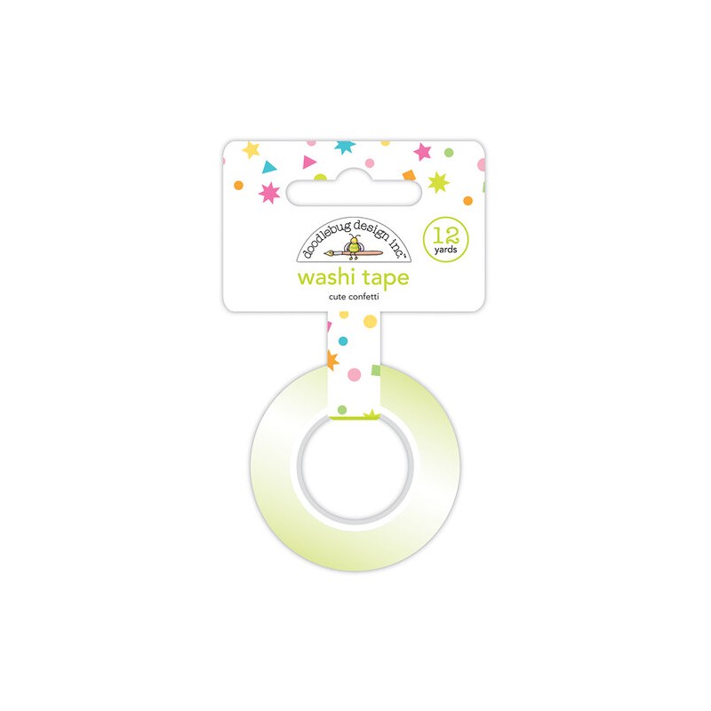 Cinta Decorativa Washi Tape Cute Confetti Doodlebug | 6616