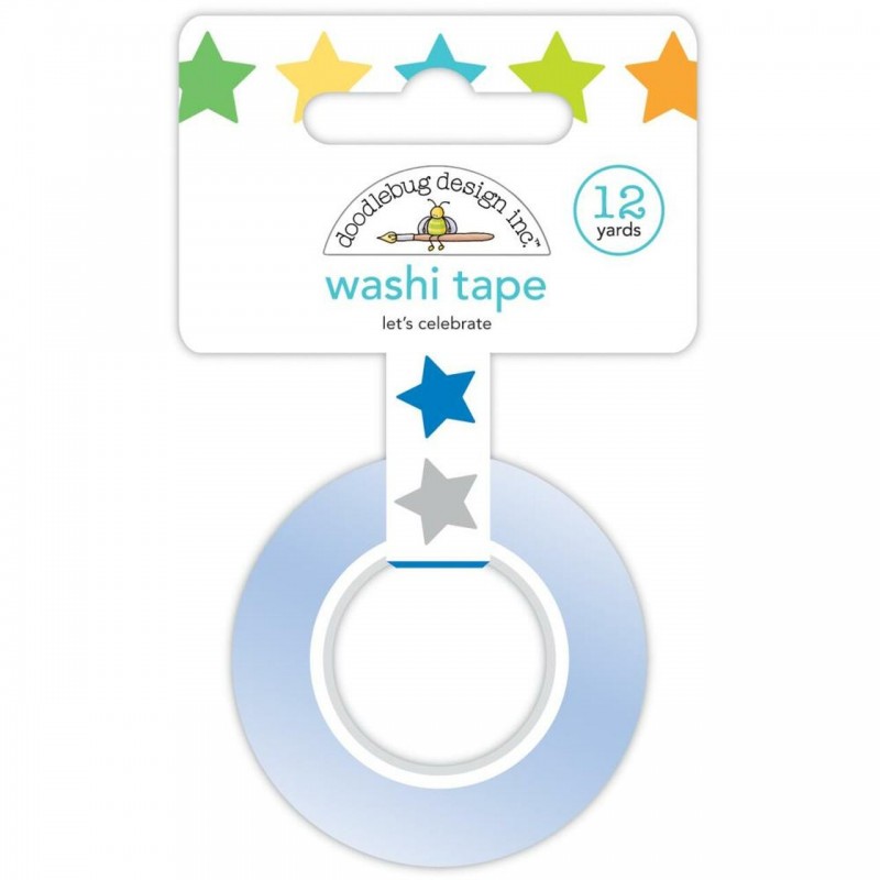 Cinta Decorativa Washi Tape Let´s Celebrate Doodlebug | 6618