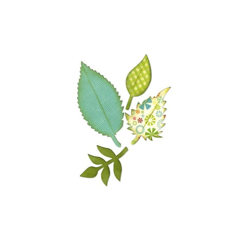 L- Sizzix Troquel Grueso Hojas Eileen Hull | 661111