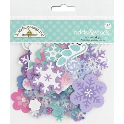 Recortes Odds & Ends Snowflakes Doodlebug | 6533