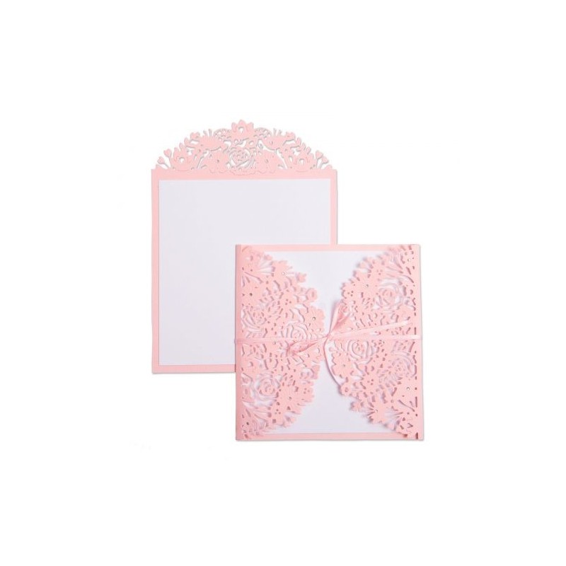 Troquel Delgado Invitación Flor Olivia Rose Sizzix 2 Piezas | 663373