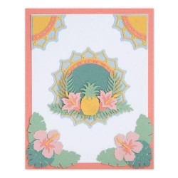 Troquel Delgado Tropical Sizzix Courtney Chilson 15 Piezas | 663576