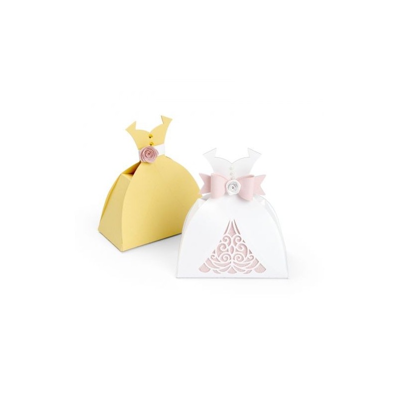 Troquel Delgado Vestido Sizzix Lynda Kanase 7 Piezas | 663577