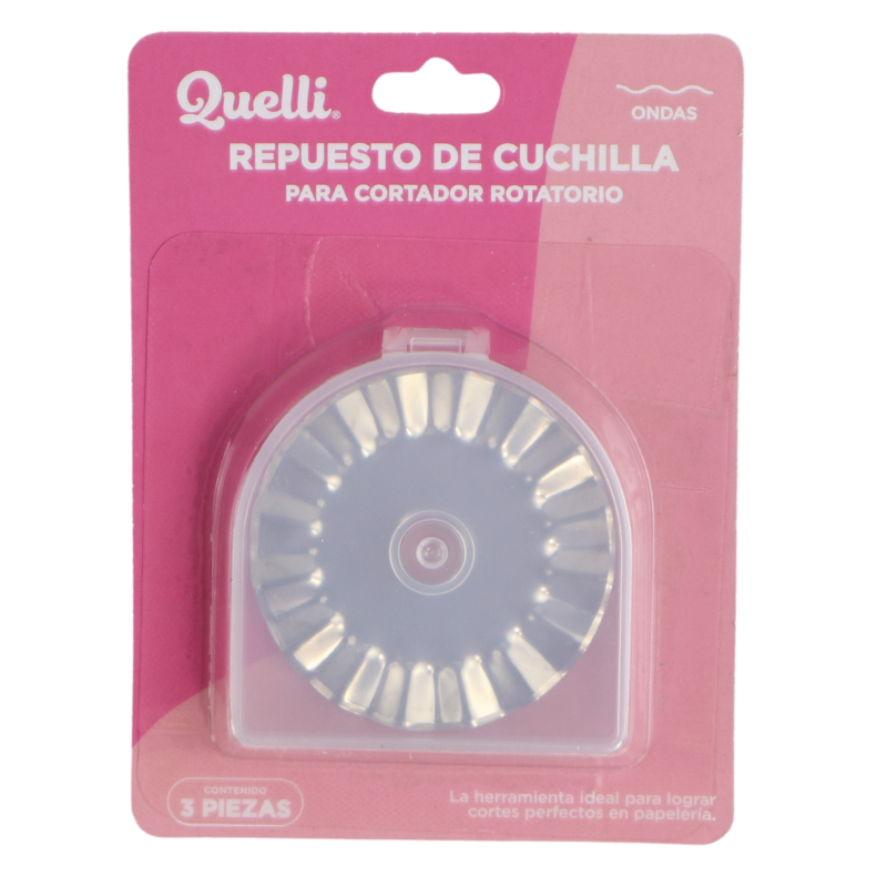 REPUESTOS P/CORTADOR ROTATORIO ONDAS 3PZA QUELLI
