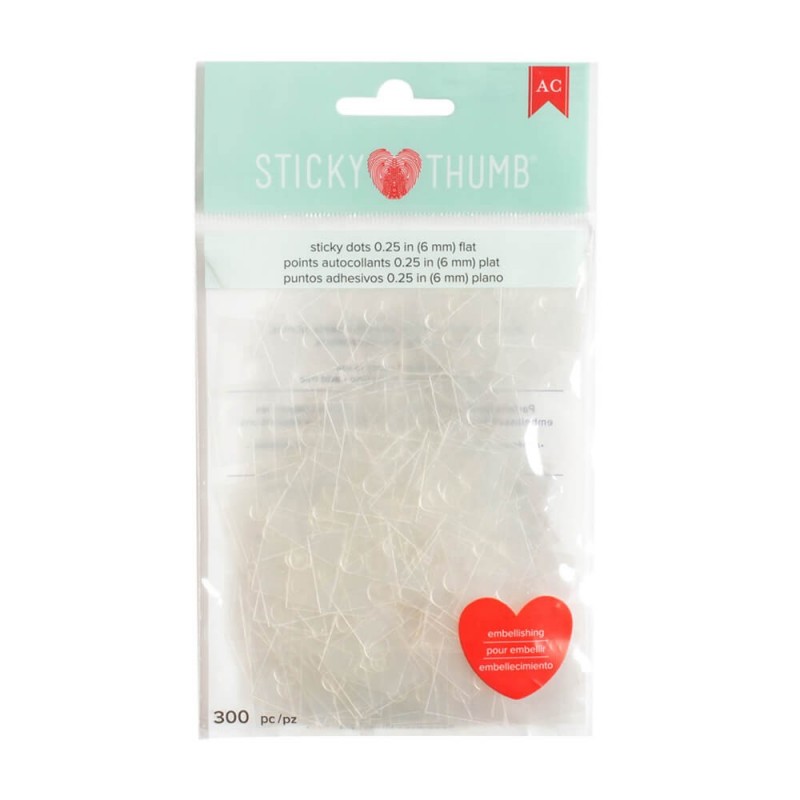 Puntos De Adhesivo 1/4´´ 300 Pz | 340274
