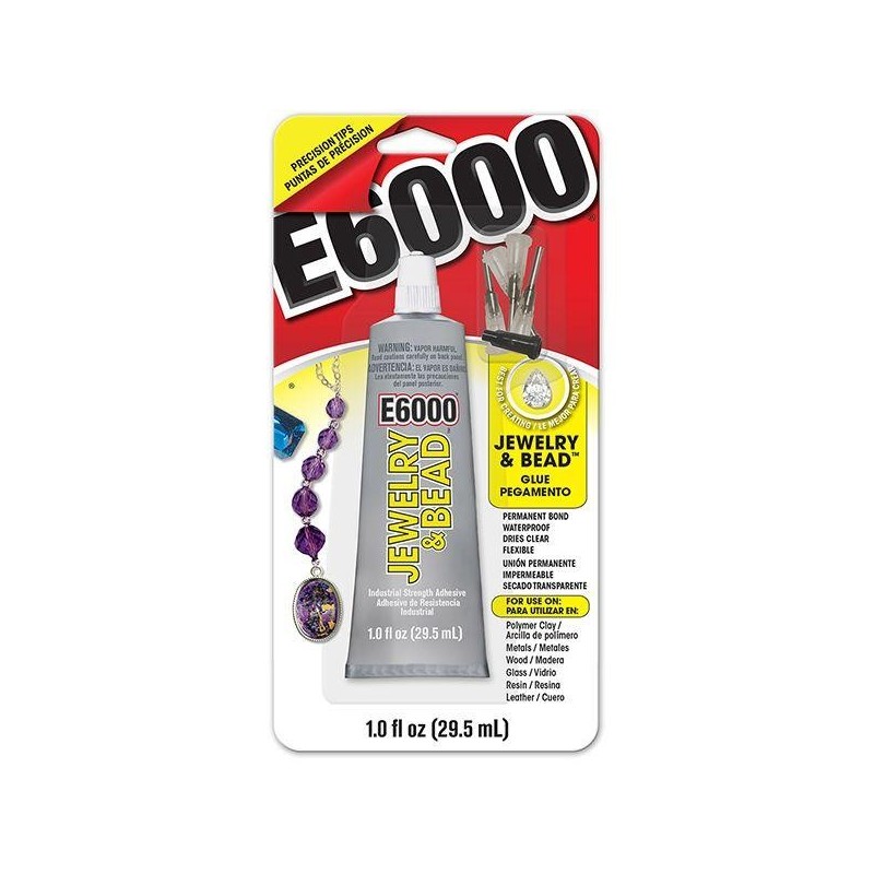 Adhesivo E6000 para Joyería puntas finas 1 oz